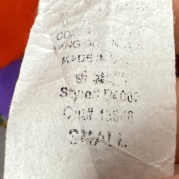 Bucket List Bold Floral Wrap Dress Swim Cover Up Jewel Tones Size S Resort Wear - Picture 9 of 9